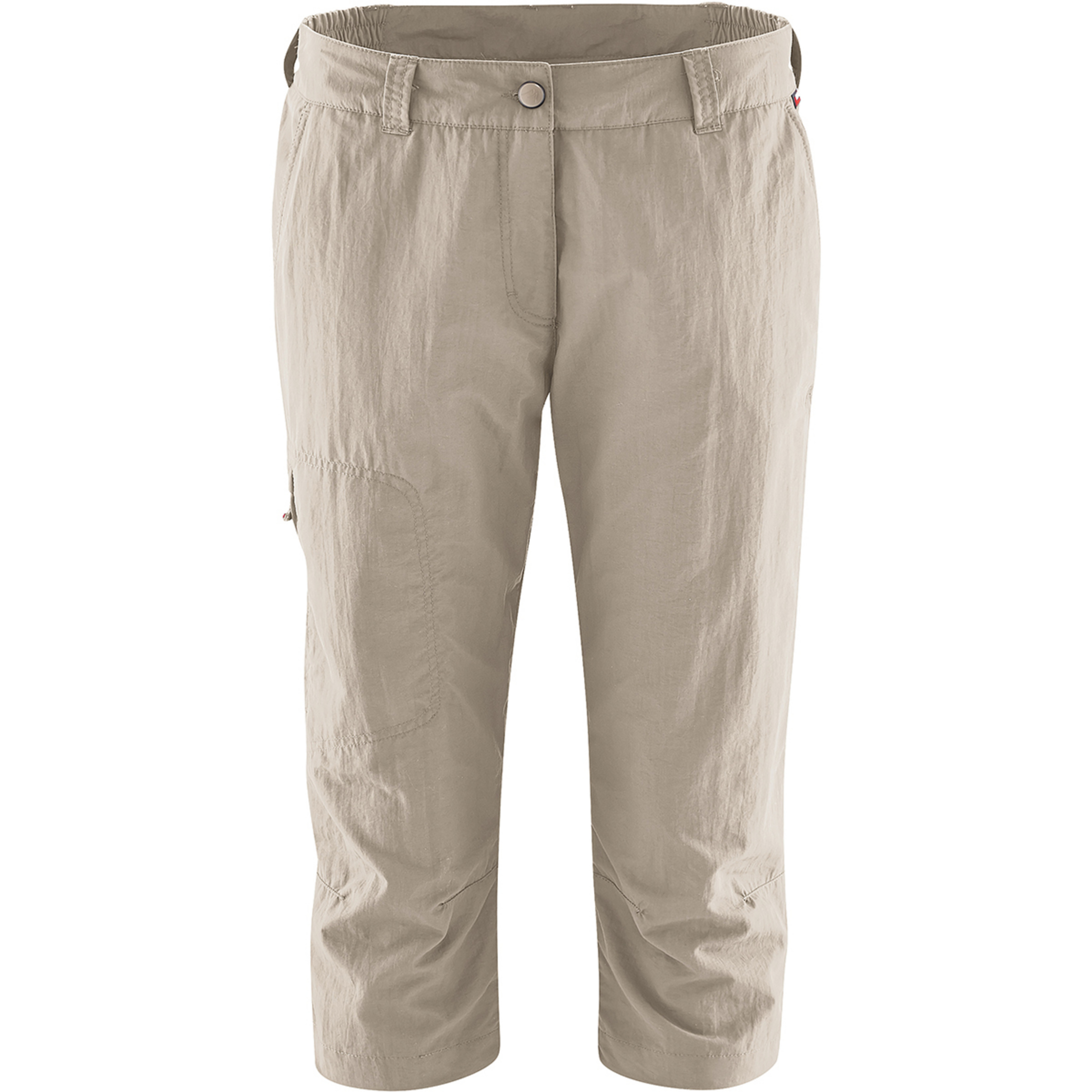Maier Sports Neckar Capri Damen Kurze Hosen beige Größe M Trekking Widerstandsfähig Wasserabweisend