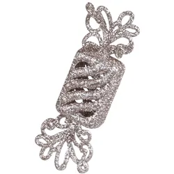 Chic Antique Deko Bonbon mit Glitzer, H10/L3/B2 cm, champagner, eckig