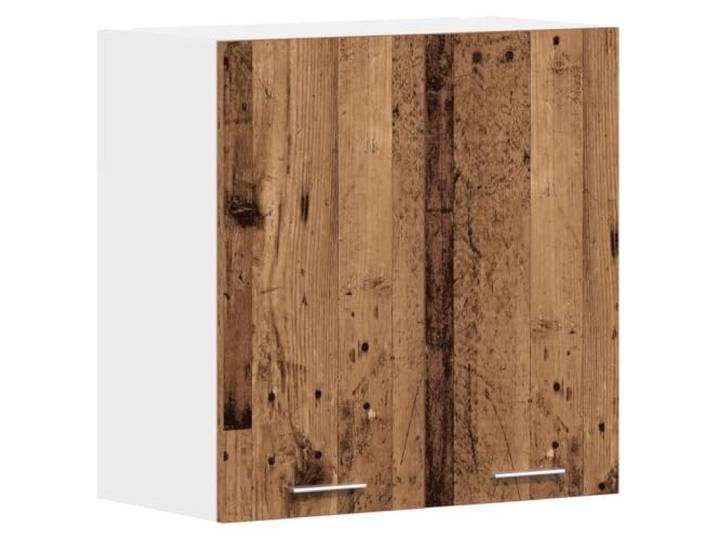 Helloshop26 02_0051611 Wandschrank für die Küche, optimierte Aufbewahrung, glatte Oberfläche, 60 x 31 x 60 cm, aus Holz, antikes Holz