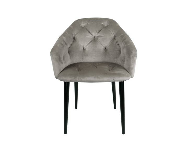 Muffo Stuhl KATRINA (1 St), Elegante Steppung der Rückenlehne, elegante Metallbeine