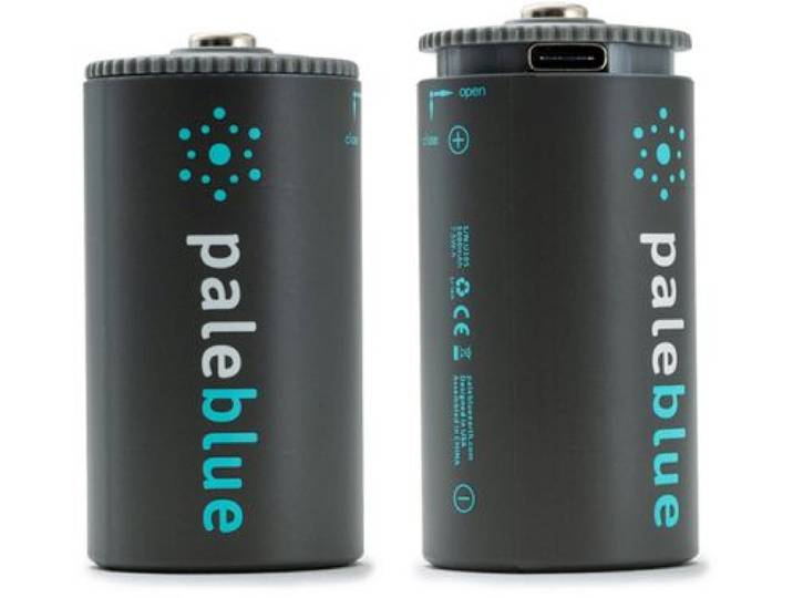 Pale Blue - Pile Rechargeable Usb D Cell (Lr20)