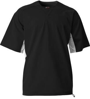 A4 N4188 Athletic Pro Dna Batting Jacket in Black/White size XS   Polyester
