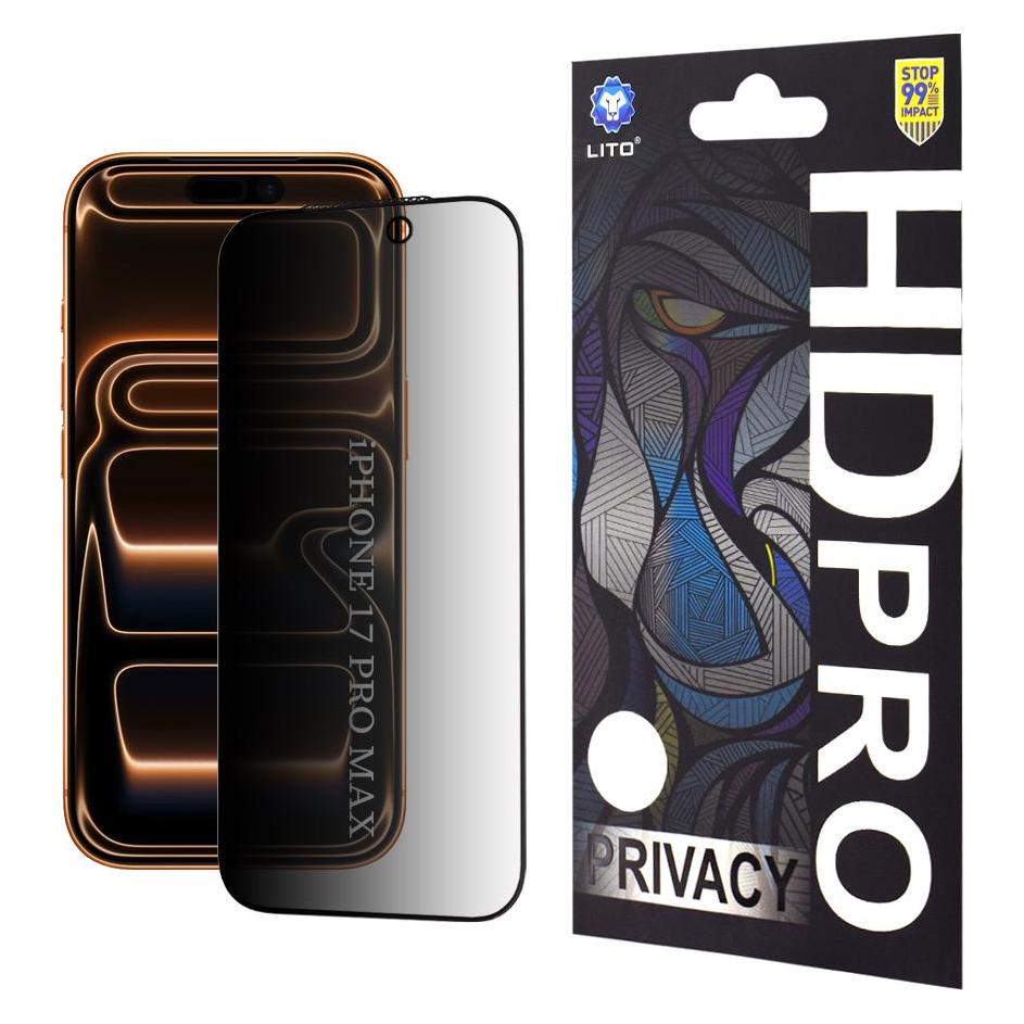 Lito - HD Pro Privacy - iPhone 17 Pro Max - Black (Apple iPhone 17 Pro Max) (60676395)