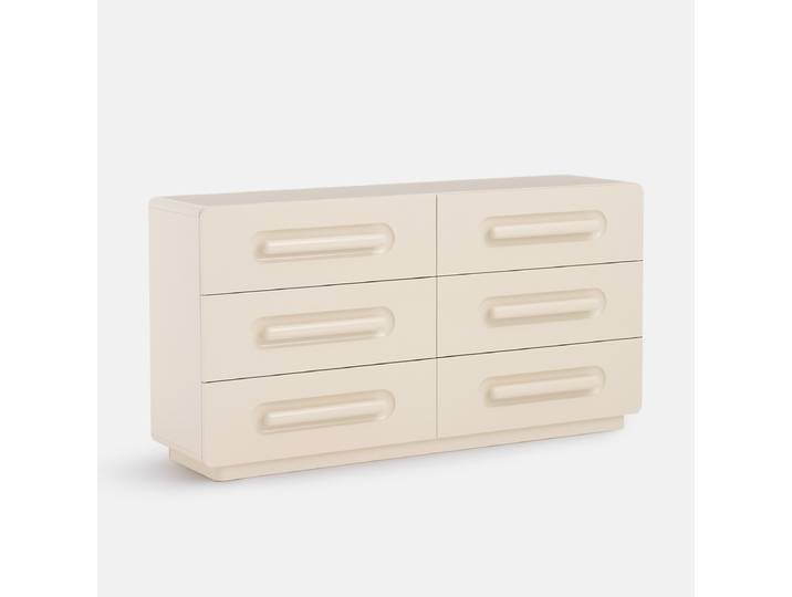 LA REDOUTE Commode 6 tiroirs, NEWCOOL Blanc Ivoire
