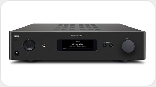 NAD C 658 Vorverstärker BluOS Streaming DAC *grafit* NA21025