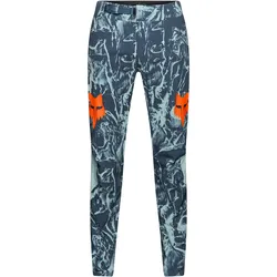 Fox, Herren, Velohosen, Ranger Pant Image Print (36, XL), Blau