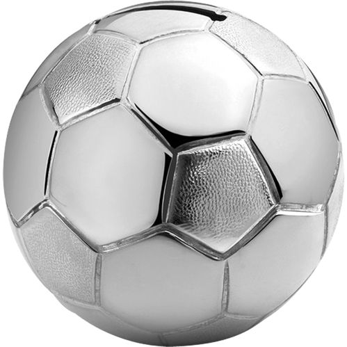 Zilverstad Spardose Fußball versilbert anlaufgesch. A6007260