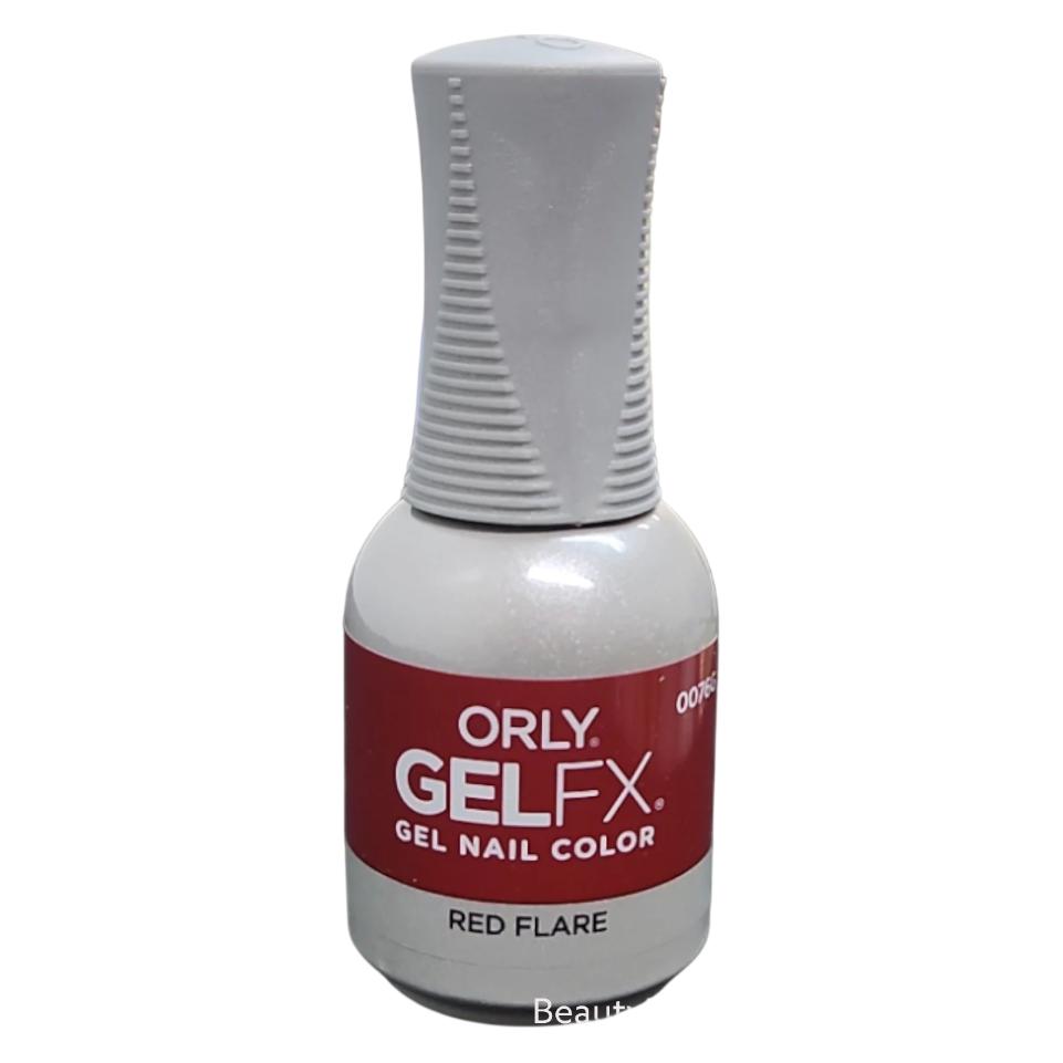 Orly Gelfx, Creme, Semi-Permanent Nail Polish, Red Flare, 18 ml For Women (Red Flare, UV-Gel Lack) (69079557)