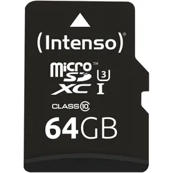 Intenso Speicherkarte microSD Professional 64GB