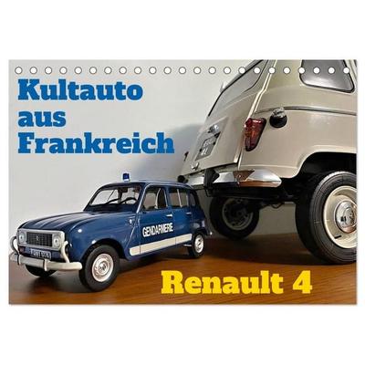 Kultauto aus Frankreich - Renault 4 (Tischkalender 2026 DIN A5 quer), CALVENDO Monatskalender