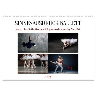 Sinneseindrücke Ballett (Wandkalender 2027 DIN A2 quer), CALVENDO Monatskalender