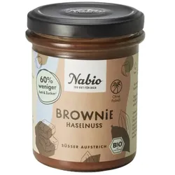 Nabio Brownie Haselnuss Aufstrich bio