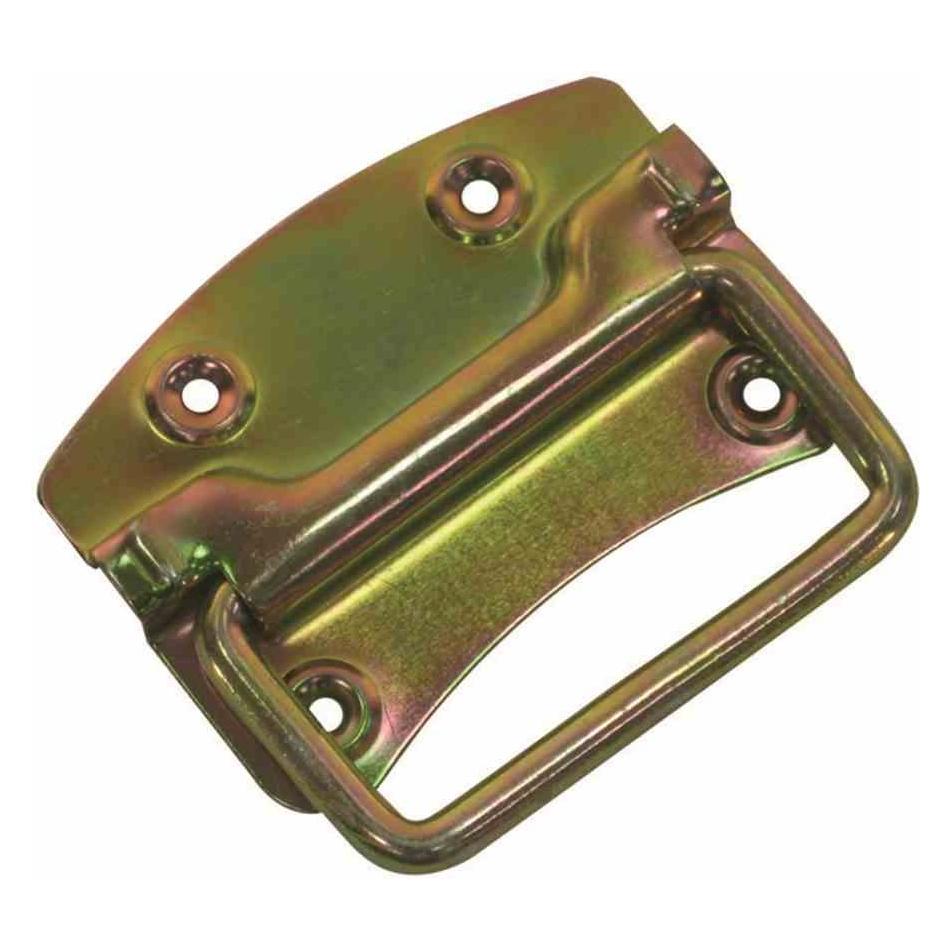 Alberts Kistengriff schwer 100 x 80 x 15 mm, Galv. gelb verzinkt (Kistengriffe, 10 Stk.) (34752 9)
