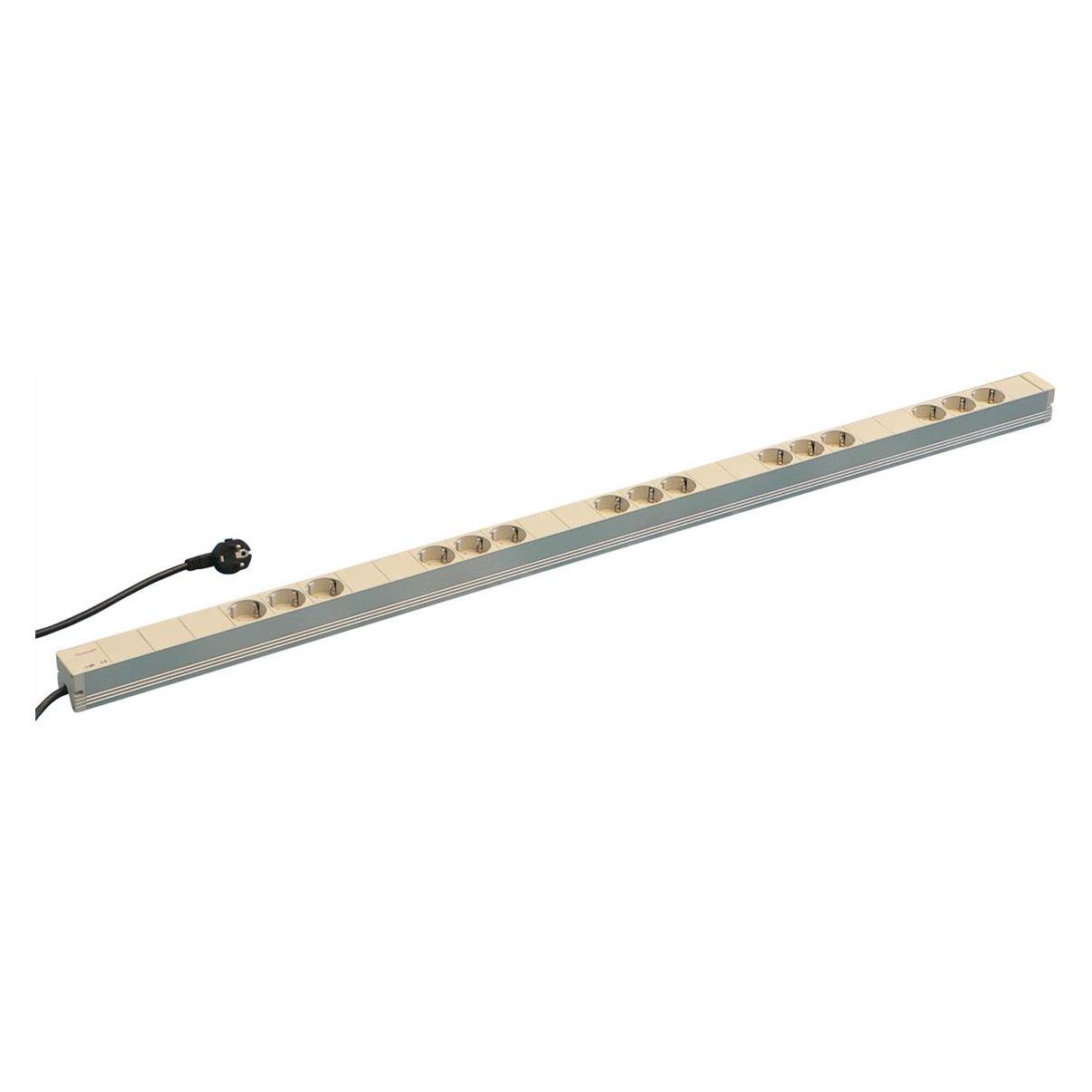 Schroff Steckdosenleiste (15x, CEE 7/3, 2 m) (60110204)