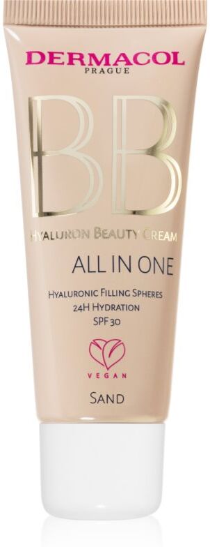 Dermacol Hyaluron Beauty Cream Fugtgivende BB creme SPF 30 Skygge No.1 Sand 30 ml