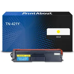 Toner kompatibel mit Brother TN-421Y - Gelb