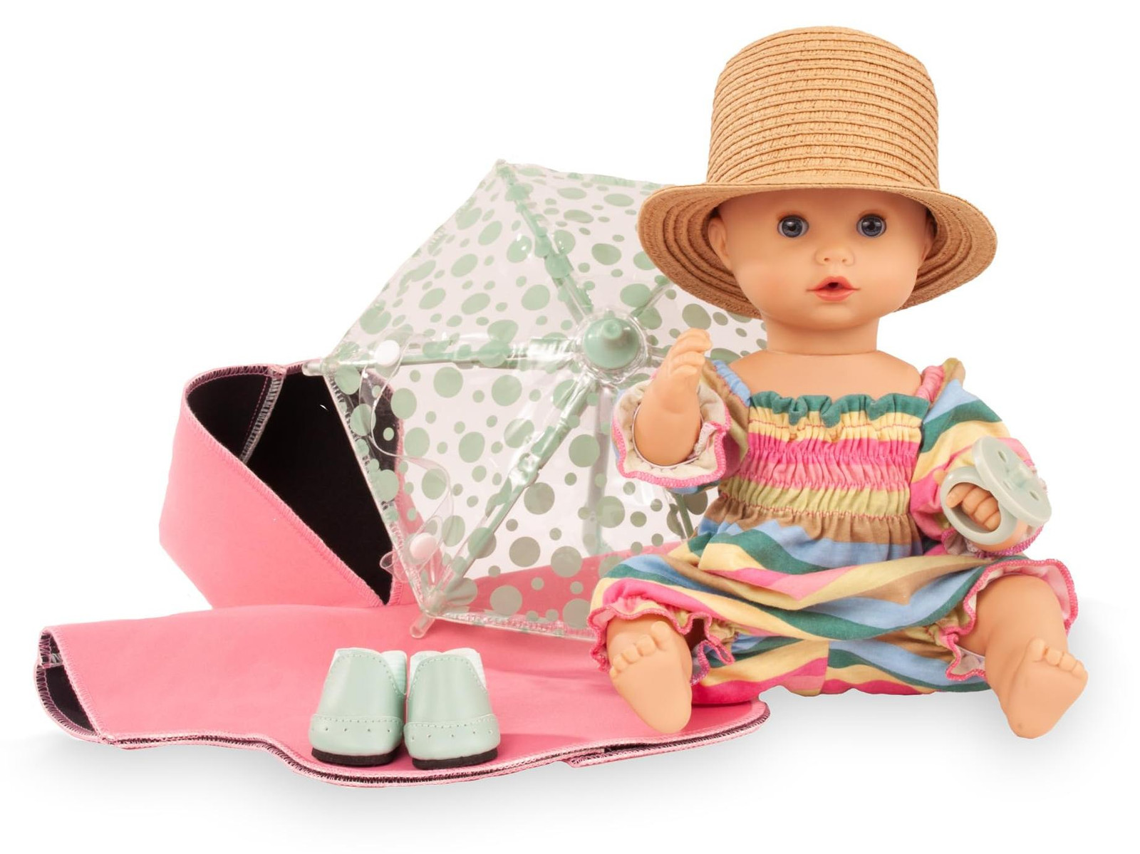 Badpop Sleepy Aquini Girl, 8-delig, 33 cm, met drink- en plasfunctie