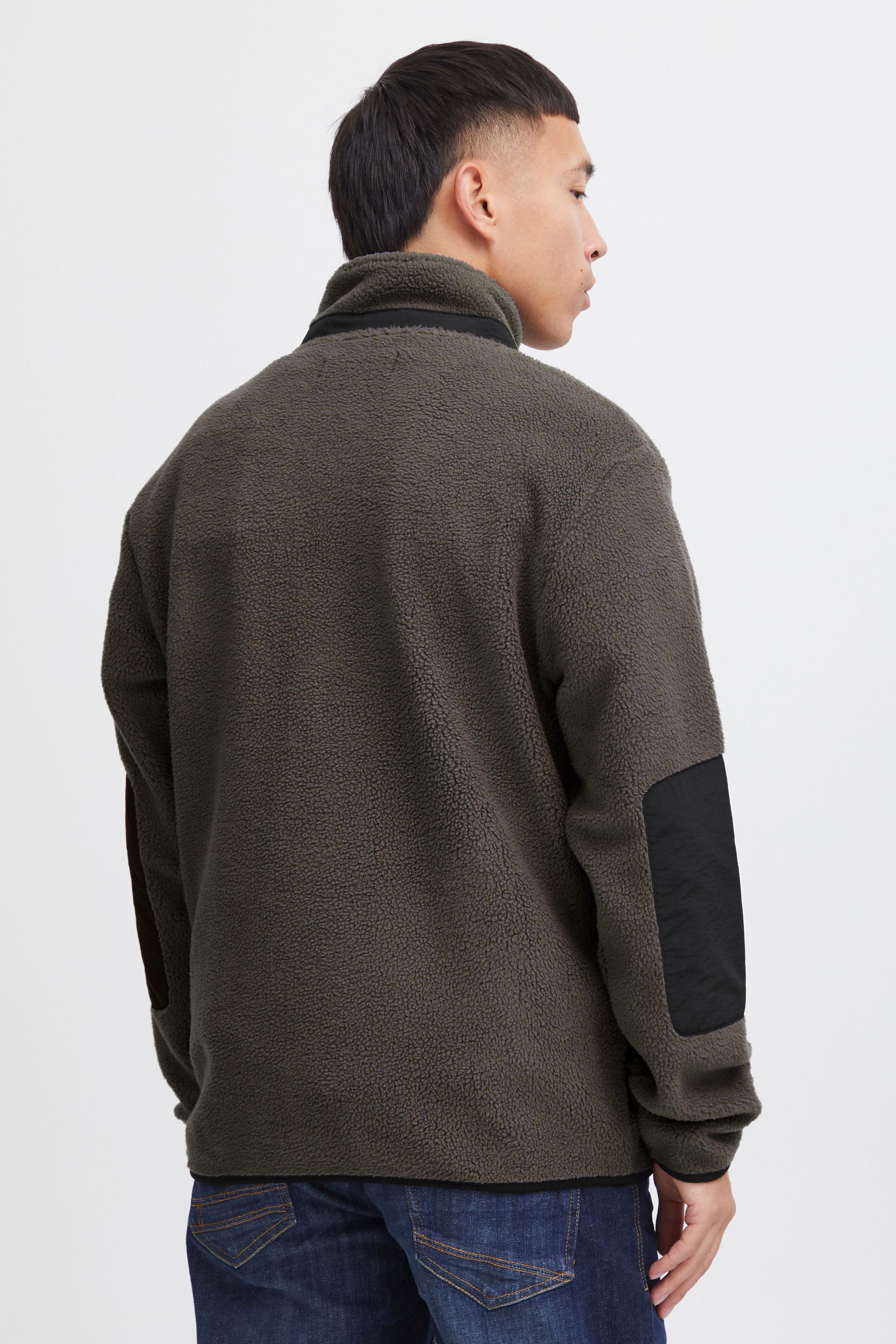 Kapuzensweatjacke BLEND "Kapuzensweatjacke BHLauke", Herren, Gr. L, grau (iron gate), Obermaterial: 100% Polyester PES., Sweatjacken