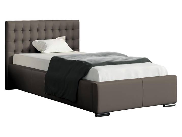 MIRJAN24 Polsterbett Porto Mini, Bettkasten für die Bettwäsche mit Gasdruckfeder, Lattenrost ist integriert (Farbe: Soft 029, Größe: 90 x 200 cm)