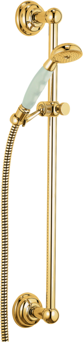 Kludi Adlon Brausegarnitur 2710345 vergoldet, mit Wandstange 600 mm