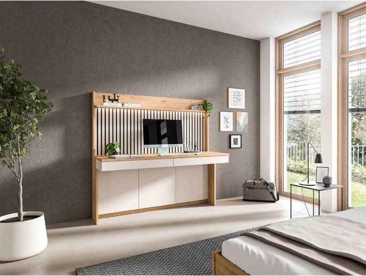OSLO Schreibtischkombi II, Material Dekorspanplatte