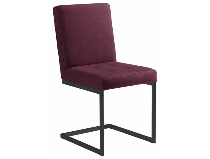 Moderano Freischwinger-Stuhl LUPO II, bordeaux, Stoff