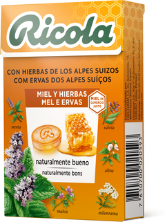 Ricola Rebuçados Mel e Ervas Alpes Suiços 50 gr
