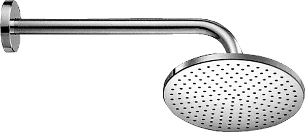 Kopfbrause Hansarain 04180100 chrom, mit Brausearm 400 mm, Kopf 220mm