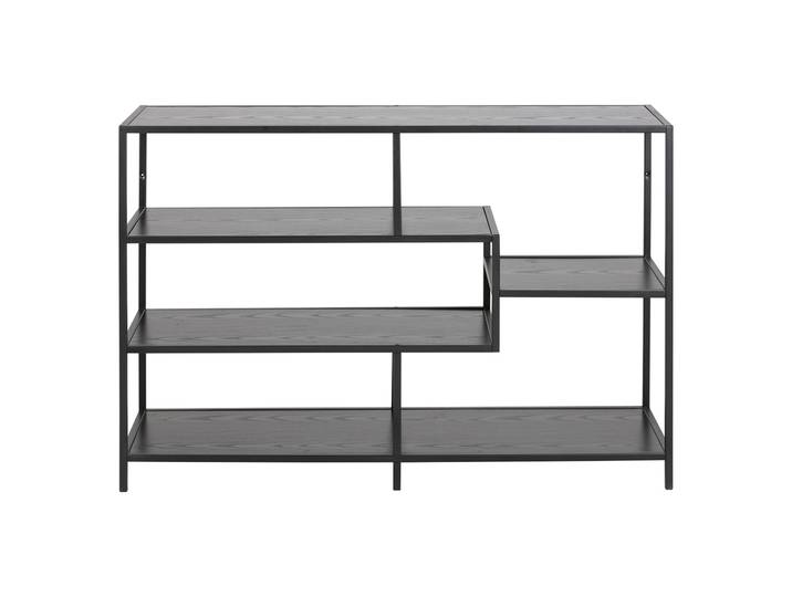 Console ouverte design noire L114 cm TRESCA