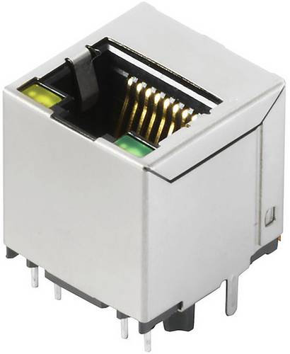 Weidmüller RJ45M R1V 3.3N4Y/G TY 2461070000 Buchse, Einbau vertikal Polzahl Sensoren 8 Silber, Schwarz 120St.