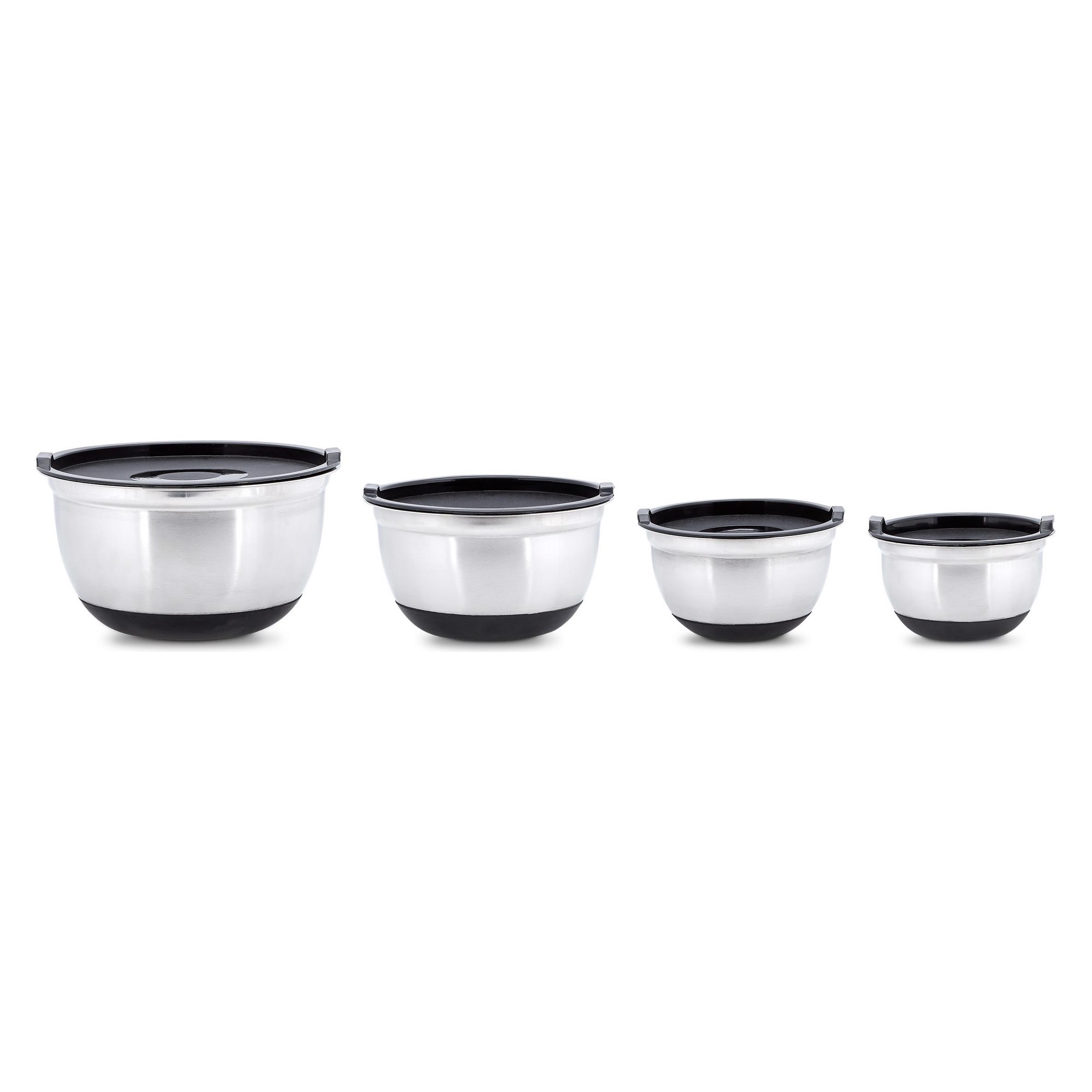 Relaxdays Schüssel Set (25.50 cm, 7.30 l, 4x) (10019120_305)