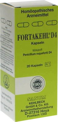 SANUM-KEHLBECK GmbH & Co. KG FORTAKEHL D 4 Kapseln 20 St 04355326