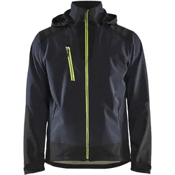 Softshelljacke "4749" - L - dunkelmarine/gelb