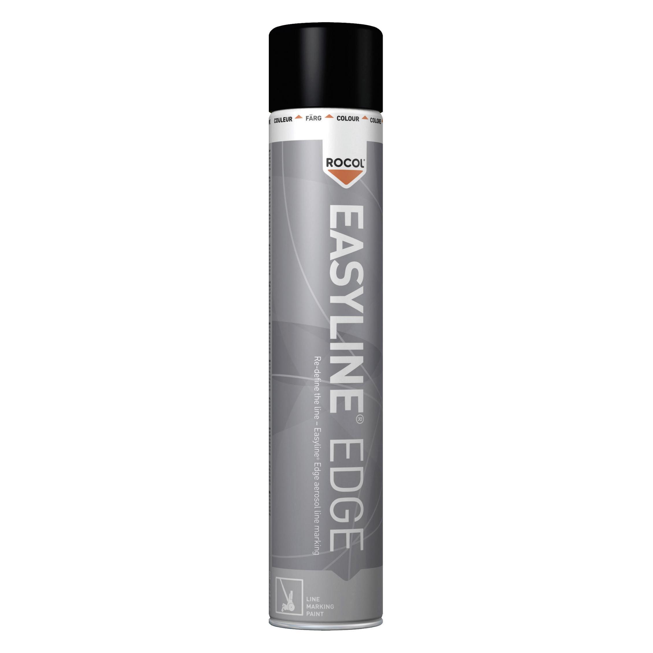 Rocol RS47006-750 Easyline EDGE Linienmarkierungsfarbe Schwarz 750 ml (RS47006-750)