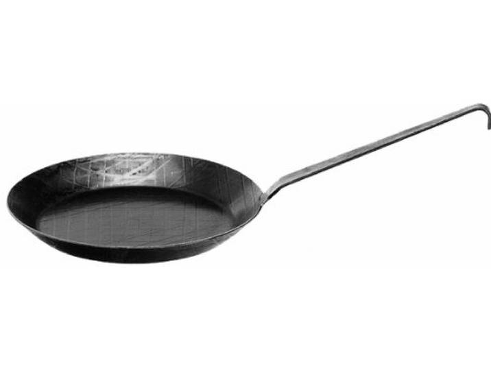 getgastro Eisenpfanne Schmiedeeisenpfanne 45 cm Ø – Bratpfanne aus robustem Schmiedeeisen, ohne Beschichtung, für rustikales Braten & scharfes Anbraten