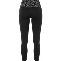 Super Natural, Damen, Tights, Women's Bandana Tights (XL), Weiss, Schwarz
