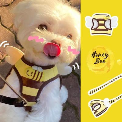 Inspired Finds Cute Bee Harness And Leash Set For Small Dogs And Puppies s