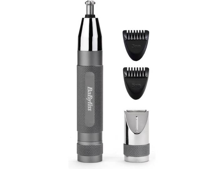 BaByliss Super-X Metal Series Precisietrimmer - Neustrimmer\, wenkbrauwtrimmer - incl. 2 opzetkammen