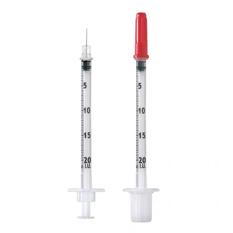 B.Braun SE Omnican 20 Insulinspritzen 0,5 ml, U-40, mit Kanüle 0,30 x 8 mm (100 Stck.) 9161619S