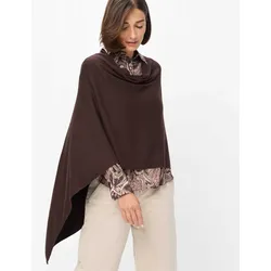 Brax Damen Cape Style THEA brunette, dunkelbraun, Gr. 0SIZE