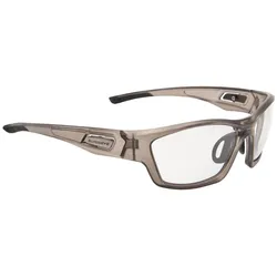 Swiss Eye, Unisex, Sportbrille, Trail Photochromic Radbrille (Crystal grey matt, Clear, Smoke), Grau