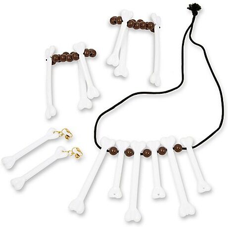 Schmuck-Set "Knochen", 5-teilig