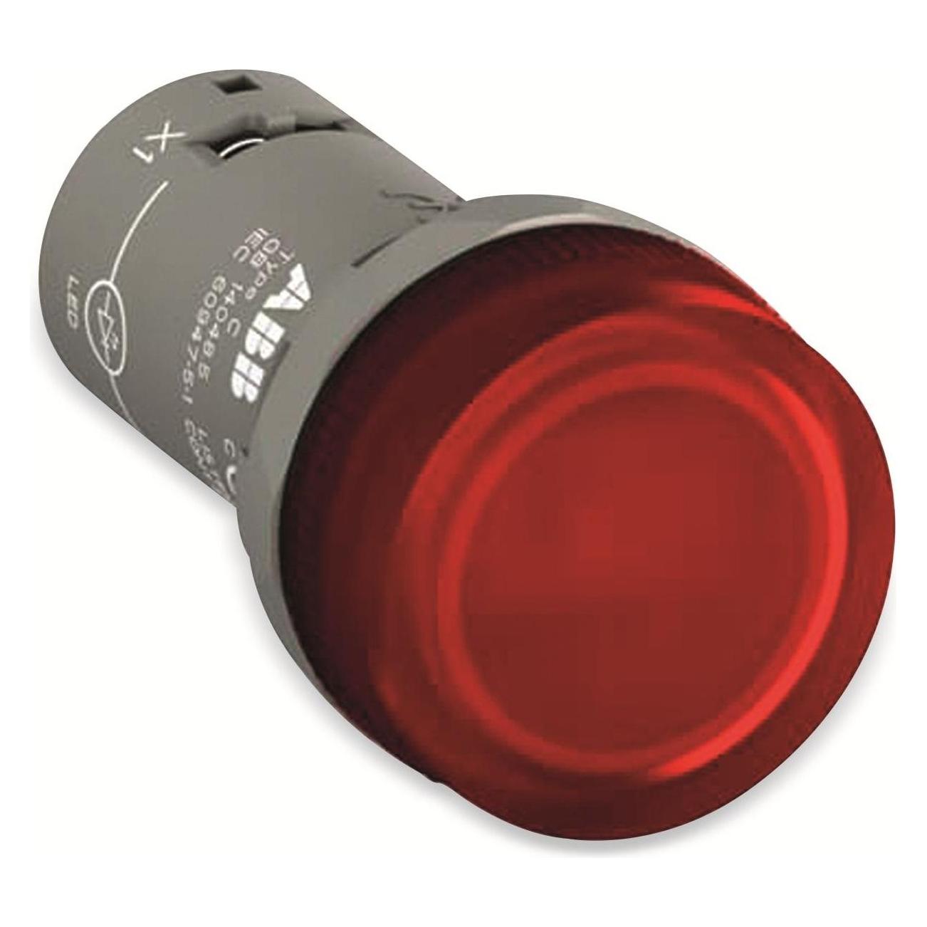 ABB Befehls- und Meldegeraete, 1SFA619403R5021, CL2-502R rot 24V AC/DC (CL2-502R)