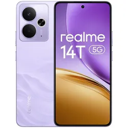 realme 14T (256 GB, Lightning Purple, Purple, 6.67", Dual SIM, 5G), Smartphone, Violett