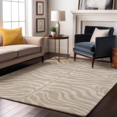Addison Rugs Premium Washable Super Soft Zebra Print Mayfield Rug