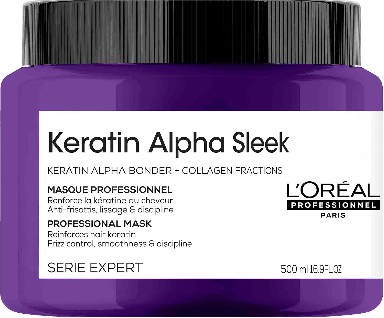 Loreal Keratin Alpha Sleek Maske 500 ml E45652