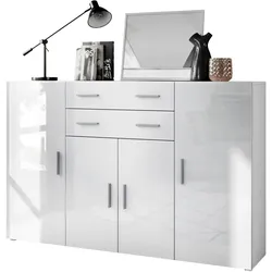 HIGHBOARD Aron Fronten in Weiß Hochglanz