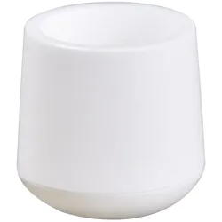 WAGNER Kappen für Stahlrohr rund 4tlg. - Ø 12/16 x 16 mm, Abrieb 4 mm, Kunststoff weiß - 15061399