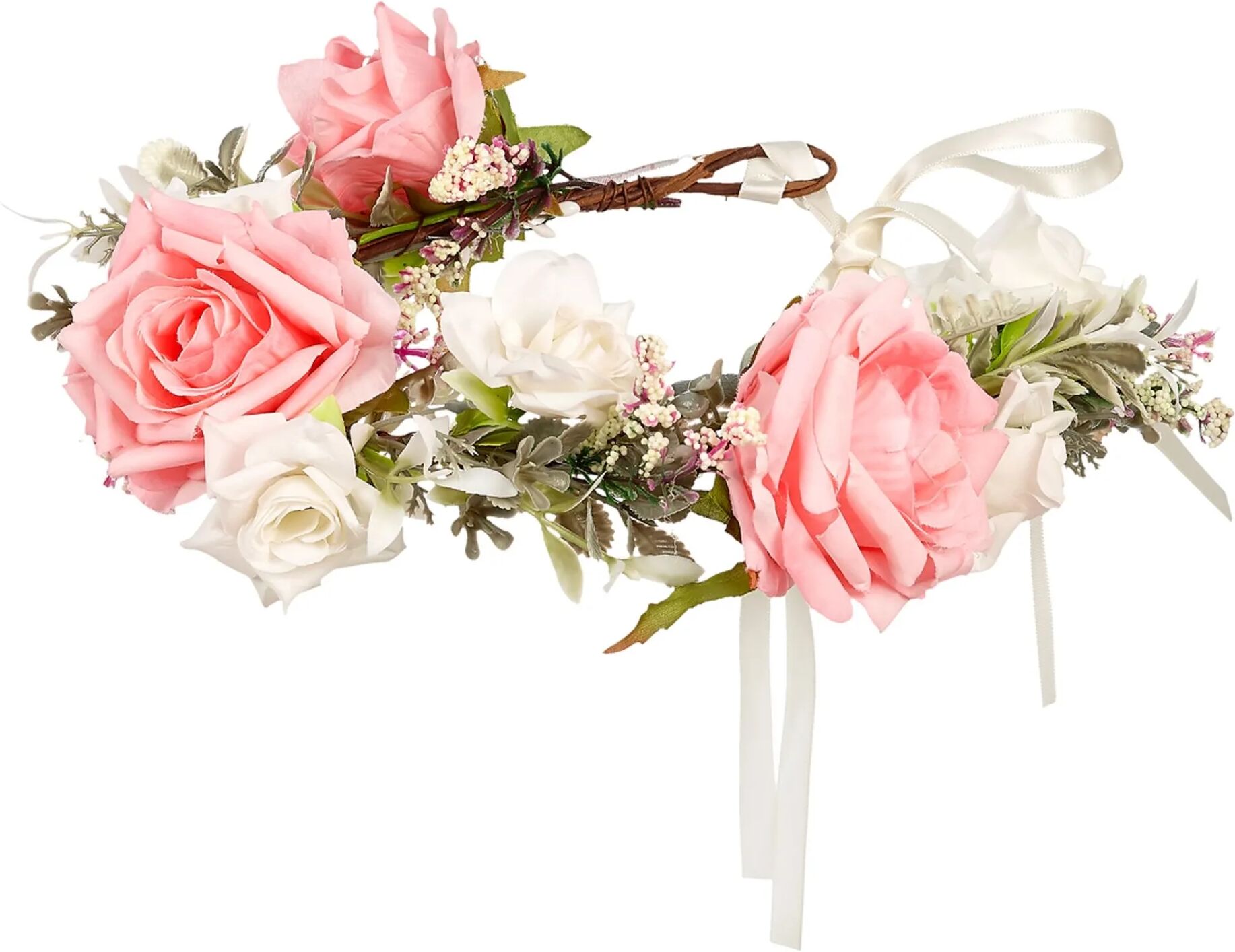 Souza Couronne de fleurs Eefke Rose taille unique