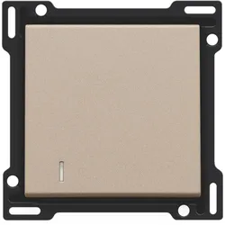 Niko Züblin 157-60005 Abdeckung mit Linse für elektronischen Einfach Schalter oder Taster, c 15760005